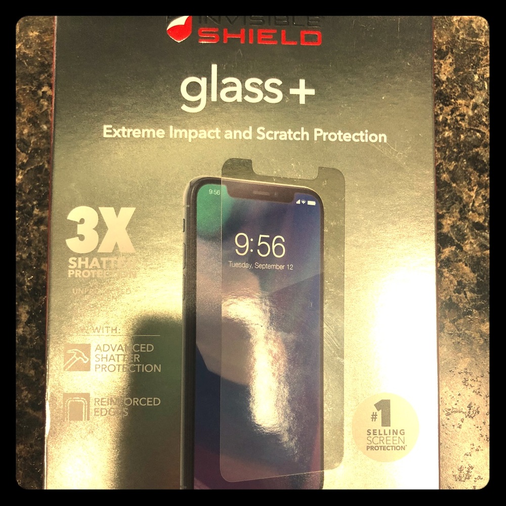 iPhone X screen protector.